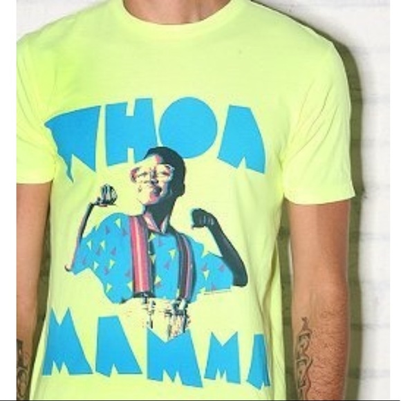 Vintage 9s Whoa Mama Steve Urkel Tshirt 